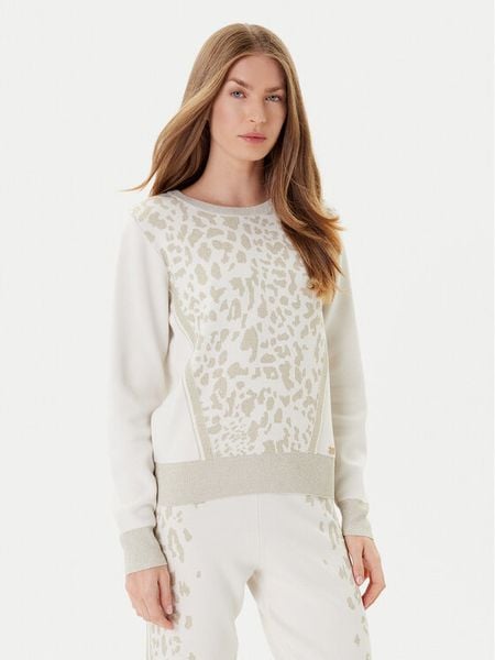 Liu Jo Sweter TF5172 MS49I Écru Regular Fit. Swetry klasyczne damskie Liu Jo, s, z wiskozy, bez kołnierzyka. Za 589.99 zł.