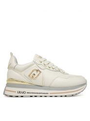 Liu Jo Sneakersy Maxi Wonder 01 BF5009 P0102 Écru. Obuwie sportowe damskie Liu Jo, ze skóry, bez zapięcia. Za 529.99 zł.