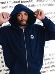MANTO bluza z kapturem FIGHT COMPANY granatowa. Niebieskie bluzy damskie MANTO, l, bez wzorów, z bawełny, z kapturem. Za 289.00 zł.