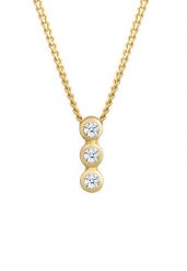 Elli DIAMONDS Damskie Koło Geo Trio z brylantem (0.045 ct.) w żółtym złocie próby 585 Naszyjniki 1 ct. Żółte naszyjniki damskie Elli DIAMONDS, z brylantem, złote. Za 1,289.99 zł.