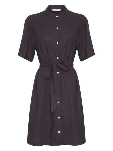 MOSS COPENHAGEN Sukienka w kolorze fioletowym rozmiar: XL. Różowe sukienki damskie Moss Copenhagen, bez wzorów, bez ramiączek. Za 149.31 zł.