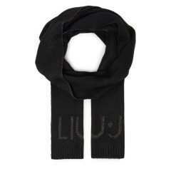 Szalik Liu Jo. Czarne szaliki damskie Liu Jo, bez wzorów. Za 359.99 zł.