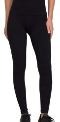 Legginsy sportowe treningowe damskie Cardio Bunny. Czarne legginsy damskie Cardio Bunny, l, bez wzorów, z elastanu, z podwyższonym stanem, do biegania. Za 79.99 zł.