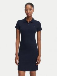 Tommy Jeans Sukienka codzienna Bodycon DW0DW22852 Granatowy Slim Fit. Niebieskie sukienki damskie Tommy Jeans, bez wzorów, z bawełny, bez ramiączek. Za 289.99 zł.