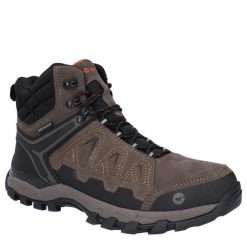 Buty trekkingowe Hi-Tec CHESTNUT ORANGE V LITE EXPLORER WP WODOODPORNE. Brązowe obuwie trekkingowe damskie Hi-tec, bez zapięcia. Za 359.00 zł.