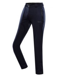 Alpine Pro Spodnie softshellowe "Ufeda" w kolorze granatowym rozmiar: L. Niebieskie spodnie dresowe damskie Alpine Pro, l, bez wzorów, outdoorowe. Za 245.96 zł.