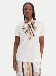 Liu Jo T-Shirt WA6189 J6308 Biały Regular Fit. Białe t-shirty damskie Liu Jo, l, bez wzorów, z bawełny, bez kołnierzyka. Za 389.99 zł.