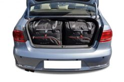 Torby Do Bagażnika Vw Passat Limousine 2010-2014 5Szt Kjust. Czarne torby podróżne KJUST, bez wzorów, z kauczuku. Za 1,629.00 zł.