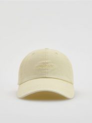 Czapka z daszkiem - jasnożółty. Żółte czapki z daszkiem damskie Reserved, bez wzorów. Za 59.99 zł.