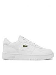 Lacoste Sneakersy T-Clip Set 224 4 Suj 7-48SUJ000821G Biały. Białe obuwie sportowe damskie Lacoste, ze skóry, bez zapięcia. Za 229.99 zł.