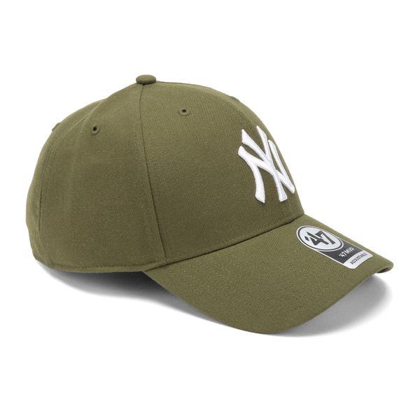 Czapka z daszkiem 47 Brand MLB New York Yankees MVP. Zielone czapki z daszkiem damskie 47 Brand, na wiosnę, bez wzorów. Za 79.99 zł.