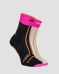 Skarpety trailowe X-Socks Trailrun Terraskin Expert Crew. Brązowe skarpetki damskie X Socks, bez wzorów, z materiału. Za 102.00 zł.