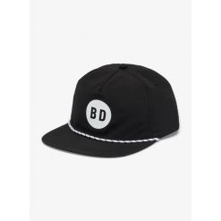 Czapka z daszkiem Black Diamond Synthetic Rope Hat. Czarne czapki z daszkiem damskie Black Diamond, bez wzorów. Za 135.99 zł.