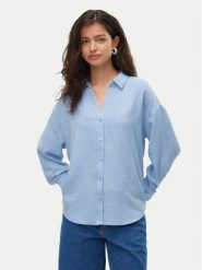 Vero Moda Koszula Melaney 10316389 Niebieski Loose Fit. Niebieskie koszule damskie Vero Moda, s, bez wzorów, z syntetyku, bez kołnierzyka, bez ramiączek. Za 99.99 zł.