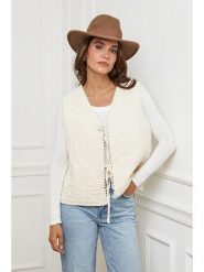 L'armoire de Suzette Kamizelka w kolorze beżowym rozmiar: 38/40. Brązowe kamizelki damskie L'armoire de Suzette, l, bez wzorów, z bawełny, bez kaptura. Za 139.54 zł.