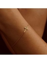 OR Carats Złota bransoletka z elementem ozdobnym rozmiar: onesize. Żółte bransoletki damskie OR Carats, złote. Za 633.92 zł.