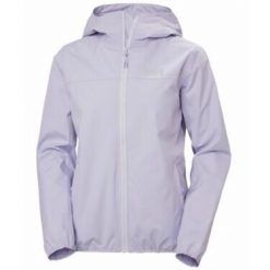 Składana kurtka wodoodporna dla kobiet Helly Hansen Belfast II. Fioletowe kurtki damskie Helly Hansen, xs, bez wzorów, bez kaptura. W wyprzedaży za 492.00 zł.
