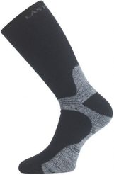 Skarpety merino WSB. Zielone skarpetki damskie LASTING, bez wzorów, z elastanu. Za 77.00 zł.