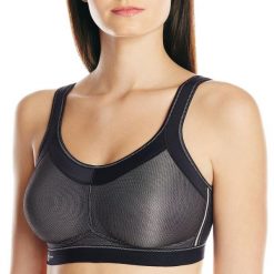 Stanik do biegania Momentum z wysoki poziomem podtrzymywania. Czarne obuwie sportowe damskie ANITA ACTIVE, z elastanu, bez zapięcia, do biegania. Za 363.00 zł.