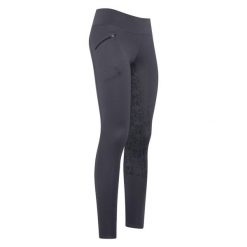Damskie legginsy jeździeckie z pełną przyczepnością Easy Rider Dietse Winter. Szare legginsy damskie EASY RIDER, na zimę, s, bez wzorów, z dresówki, z podwyższonym stanem, do jazdy konnej. Za 269.45 zł.