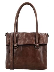 HIDE & STITCHES Skórzana torebka "Westland" w kolorze ciemnobrązowym - 36 x 29 x 9 cm rozmiar: onesize. Brązowe torby na laptopa HIDE & STITCHES, bez wzorów, z materiału. Za 384.71 zł.