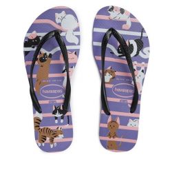 Japonki Havaianas. Klapki damskie Havaianas, bez wzorów, bez obcasa, bez zapięcia. Za 59.99 zł.