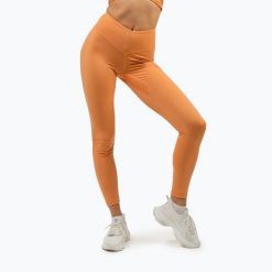 Legginsy NEBBIA Discipline. Brązowe legginsy damskie Nebbia, bez wzorów. Za 209.99 zł.
