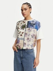 Weekend Max Mara T-Shirt Pampas 2615941062 Kolorowy Relaxed Fit. T-shirty damskie Weekend Max Mara, xs, bez wzorów, z jedwabiu, bez kołnierzyka. Za 579.99 zł.