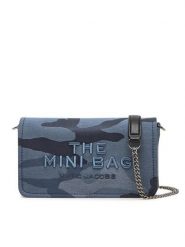 Marc Jacobs Torebka The Camo Cacquard Chain Mini Bag 2R4SMN015S03 Niebieski. Niebieskie torebki wieczorowe damskie Marc Jacobs, bez wzorów, z materiału, bez dodatków. Za 729.99 zł.
