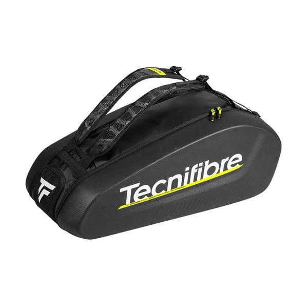 Torba na rakiety tenisowe Tecnifibre Reform L6. Czarne torby sportowe TECNIFIBRE, bez wzorów, z materiału. Za 550.00 zł.