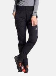 Odlo Spodnie funkcyjne "S-Thermic" w kolorze czarnym rozmiar: XS. Czarne spodnie dresowe damskie ODLO, s, bez wzorów, z materiału, outdoorowe. Za 329.42 zł.