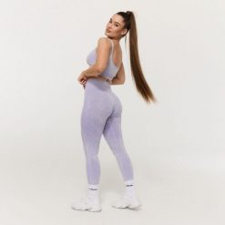Legginsy GymBeam Lift. Fioletowe legginsy damskie GYMBEAM, s, bez wzorów, z nylonu. Za 94.99 zł.