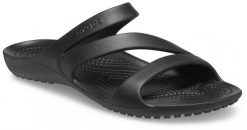 Klapki Dla Dorosłych Crocs Kadee II. Czerwone klapki damskie Crocs, bez wzorów, z materiału, bez obcasa, bez zapięcia. Za 119.99 zł.