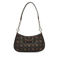 Torebka Guess. Brązowe torebki klasyczne damskie Guess, bez dodatków. Za 549.99 zł.