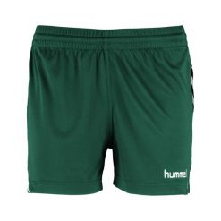 Spodenki damskie sportowe Hummel Authentic Charge Poly Shorts. Zielone obuwie sportowe damskie Hummel, na fitness i siłownię. Za 49.00 zł.