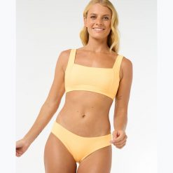 Dół od stroju kąpielowego Rip Curl Premium Surf Full. Brązowe bikini RIPCURL, bez wzorów. Za 129.99 zł.