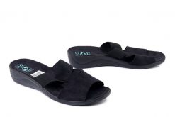 ADANEX 28129 SIK12NN czarny, kapcie damskie. Czarne kapcie damskie Adanex. Za 73.94 zł.