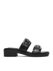 Beverly Hills Polo Club Klapki CEO-HY7006-1 Czarny. Czarne klapki damskie Beverly Hills Polo Club, bez wzorów, z materiału, bez obcasa, bez zapięcia. Za 179.99 zł.