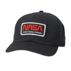 Czapka Z Daszkiem Hepcat NASA. Czarne czapki z daszkiem damskie American Needle, bez wzorów, z bawełny. Za 132.99 zł.