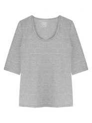 Claesens Koszulka w kolorze szarym rozmiar: L. Szare koszulki damskie Claesen‘s, l, bez wzorów, z bawełny, bez kołnierzyka, bez ramiączek. Za 43.68 zł.