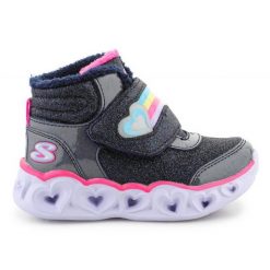 Buty Skechers Brilliant Rainbow 302669N-NVPK niebieskie. Niebieskie buty sportowe dziewczęce bez zapięcia. Za 394.65 zł.