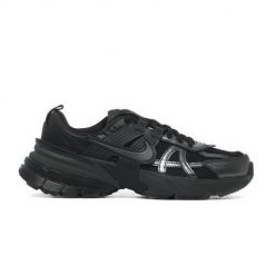 Buty do chodzenia damskie Nike W V2k Run. Czarne obuwie sportowe damskie Nike, z materiału, bez zapięcia, trekkingowe. Za 659.99 zł.