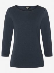 More & More Koszulka w kolorze granatowym rozmiar: 40. Niebieskie koszulki damskie More & More, bez wzorów, z bawełny, bez kołnierzyka, bez ramiączek. Za 122.95 zł.