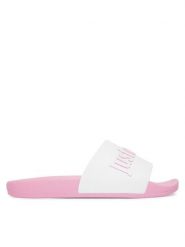 Just Cavalli Klapki 80RA3SZ1 ZSE50 Różowy. Czerwone klapki damskie Just Cavalli, bez wzorów, z syntetyku, bez obcasa, bez zapięcia. Za 329.99 zł.