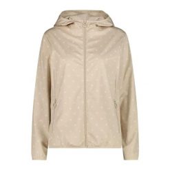 Kurtka przeciwdeszczowa softshell printed damska CMP. Białe kurtki damskie CMP, xs, bez wzorów, z materiału. Za 387.05 zł.