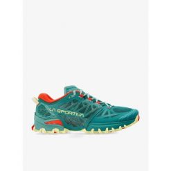 Buty trailowe damskie La Sportiva Bushido III. Zielone obuwie sportowe damskie La Sportiva, bez zapięcia, do biegania. W wyprzedaży za 693.20 zł.