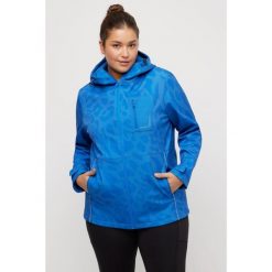 Damskie Kurtka Softshell HYPRAR modne cętki hydrofonowa oddychająca. Niebieskie kurtki damskie Ulla Popken, plus size, bez wzorów, z elastanu, bez kaptura. Za 584.99 zł.