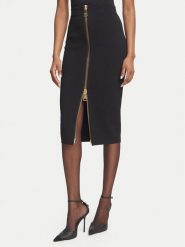 Elisabetta Franchi Spódnica ołówkowa GK-28B-66E2-V440 Czarny Slim Fit. Czarne spódnice damskie Elisabetta Franchi, bez wzorów, z syntetyku. Za 1,879.00 zł.