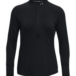 Bluza do biegania damska Under Armour Qualifier Run 2.0 Half Zip. Czarne bluzy damskie Under Armour, s, bez wzorów, bez kaptura. Za 276.85 zł.