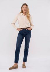 Jeansy z prostą nogawką, D-GOYA 2. Niebieskie jeansy damskie Volcano. Za 159.99 zł.